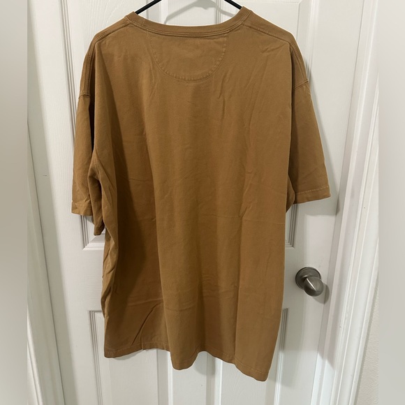 Duluth Trading Co Men's Tan Short Sleeve Tee - Picture 3 of 5